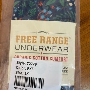 Duluth Trading Co Organic Cotton Underwear- Fox pattern
